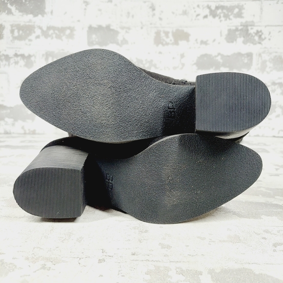 NEW BP. Luke Black Side Zip Block Heel Over The Knee Boots A398 - Picture 8 of 12